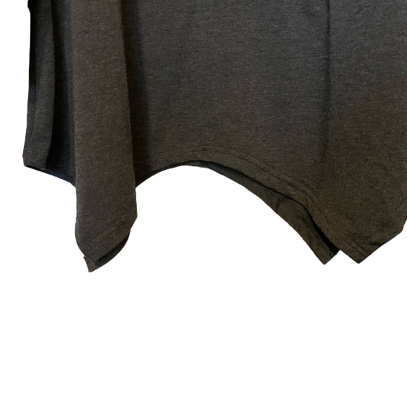 Decorative Button Patchwork Asymmetrical Neck NWOT - Picture 3 of 7